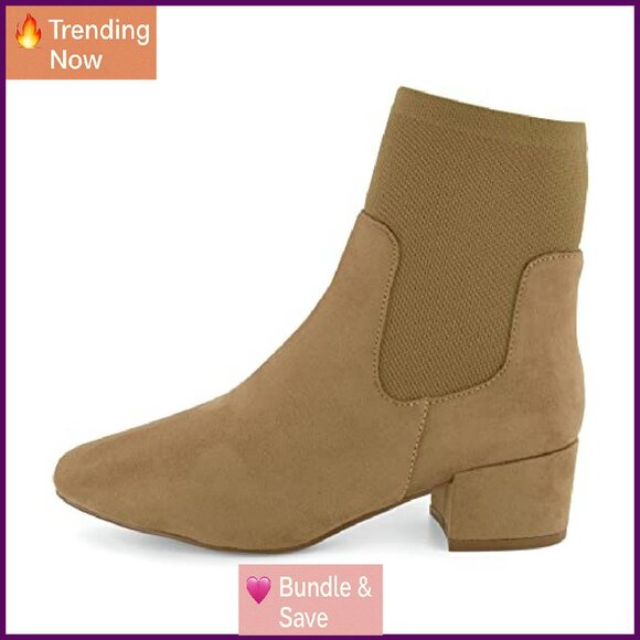 Stretch Ankle Booties with Memory Foam, Wide Width Available - Picture 3 of 6